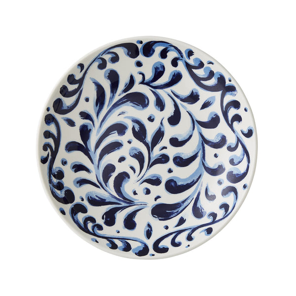 Utopia | Tableware | Messina Blue Coupe Plate 25.25cm (10") | Bespoke77