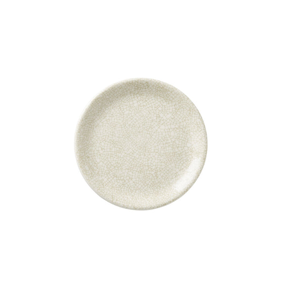 Utopia | Tableware | Ink Crackle Taupe Coupe Plate 15.25cm (6") | Bespoke77