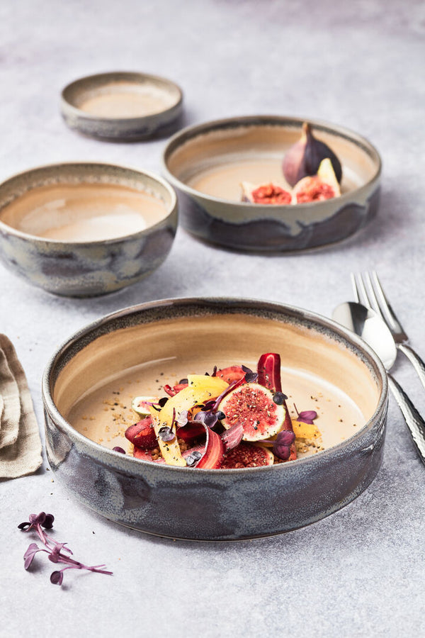 Utopia | Tableware | Revolution Granite Oval Coupe Plate 34.25cm (13 1/2") | Bespoke77