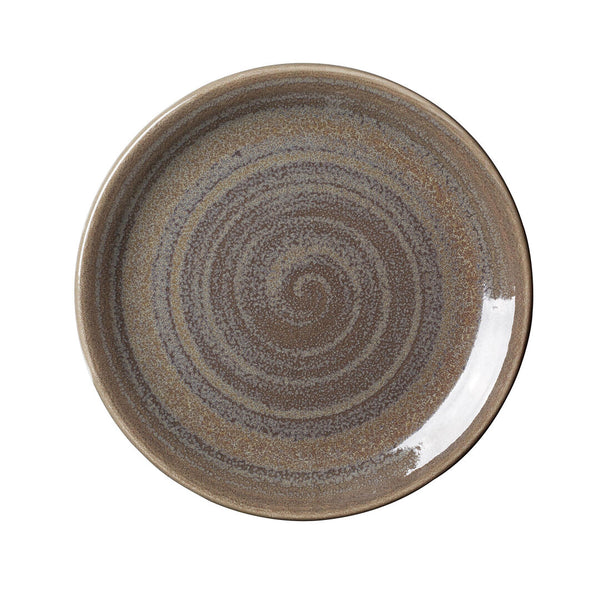 Utopia | Tableware | Revolution Granite Coupe Plate 20.25cm (8") | Bespoke77