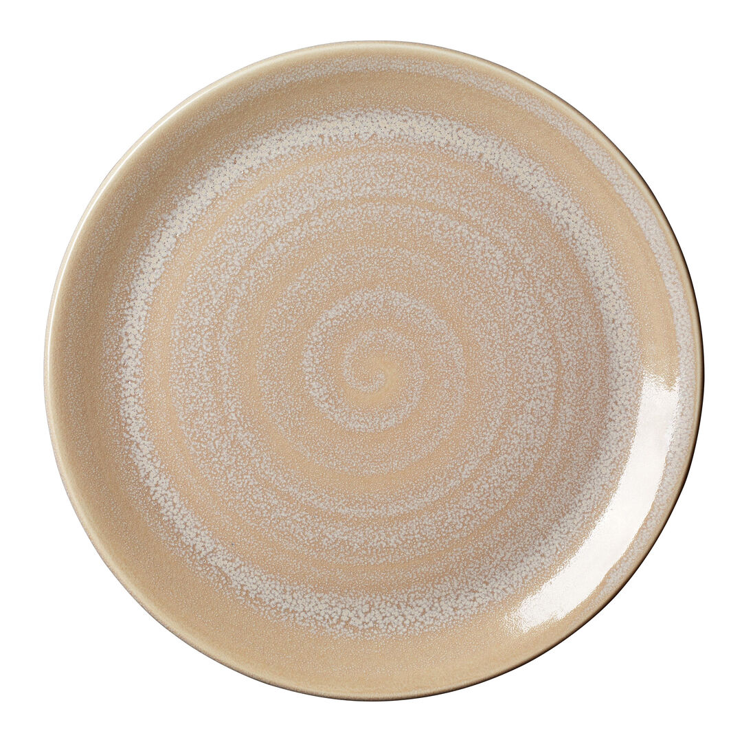 Utopia | Tableware | Revolution Sandstone Coupe Plate 28cm (11") | Bespoke77