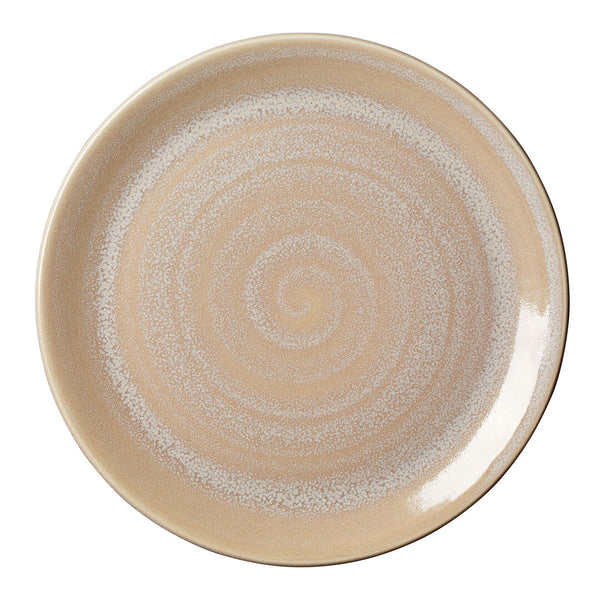 Utopia | Tableware | Revolution Sandstone Coupe Plate 28cm (11") | Bespoke77