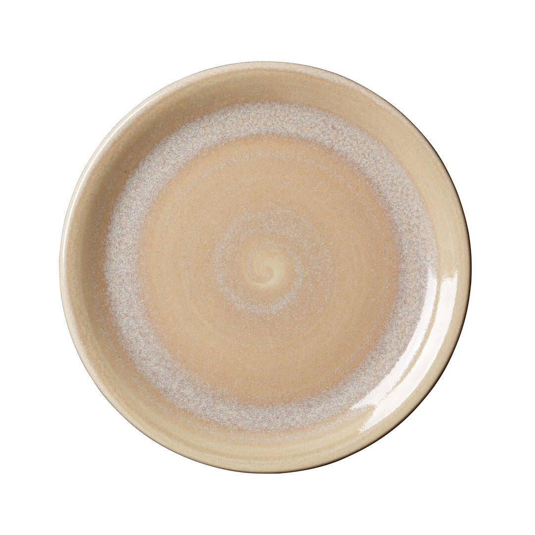Utopia | Tableware | Revolution Sandstone Coupe Plate 20.25cm (8") | Bespoke77