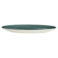 Utopia | Tableware | Revolution Jade Oval Coupe Plate 34.25cm (13 1/2") | Bespoke77
