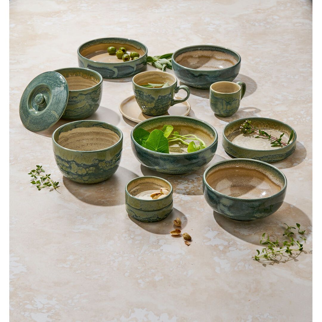 Utopia | Tableware | Revolution Jade Oval Coupe Plate 34.25cm (13 1/2") | Bespoke77