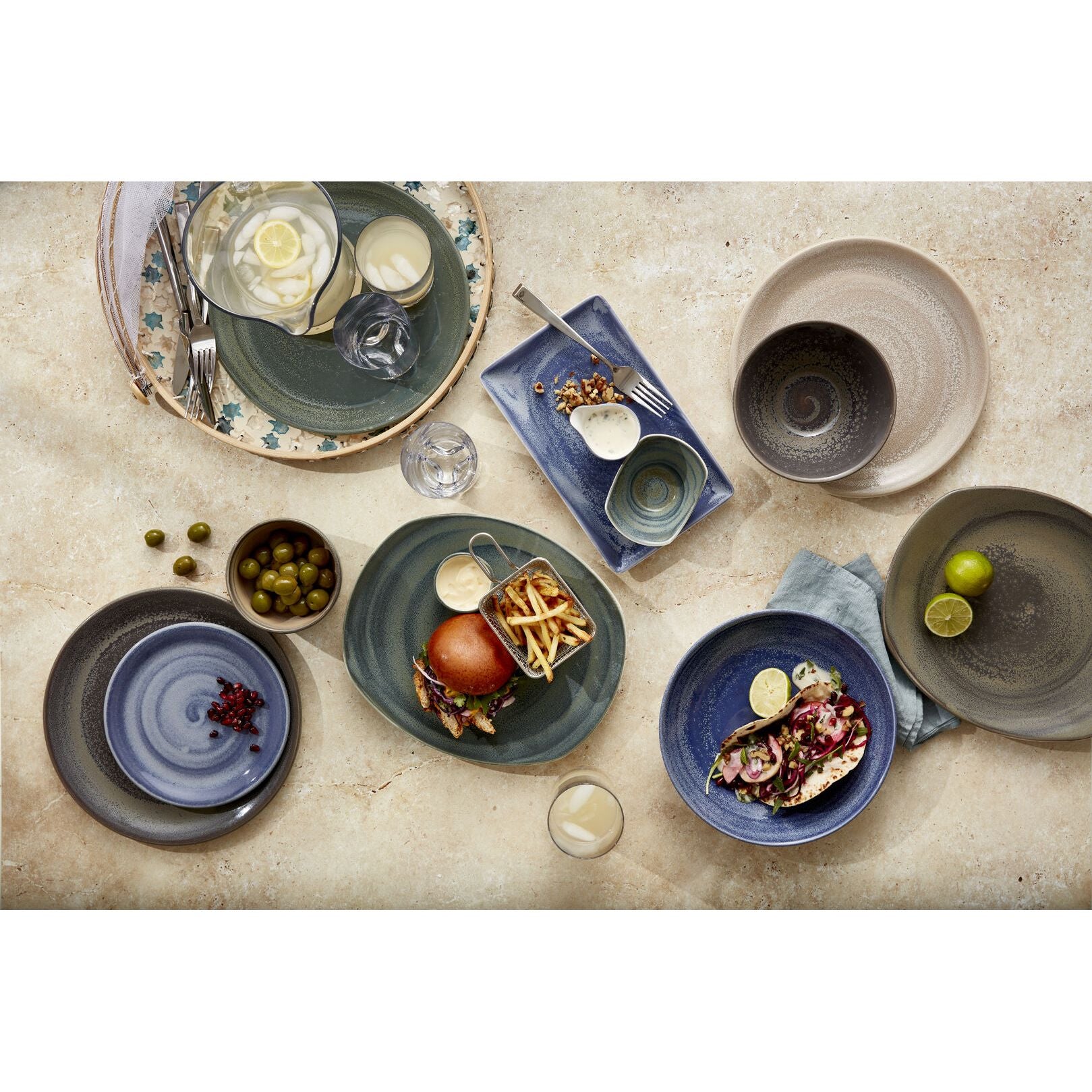 Utopia | Tableware | Aurora Revolution Granite Bowl 17.5cm 98cl (7" 34 1/2oz) | Bespoke77