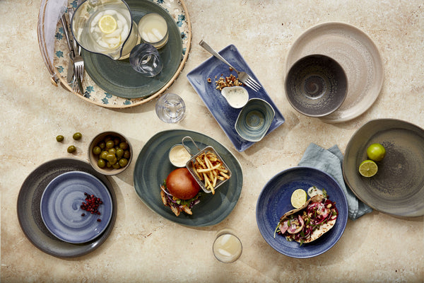 Utopia | Tableware | Aurora Revolution Granite Bowl 17.5cm 98cl (7" 34 1/2oz) | Bespoke77