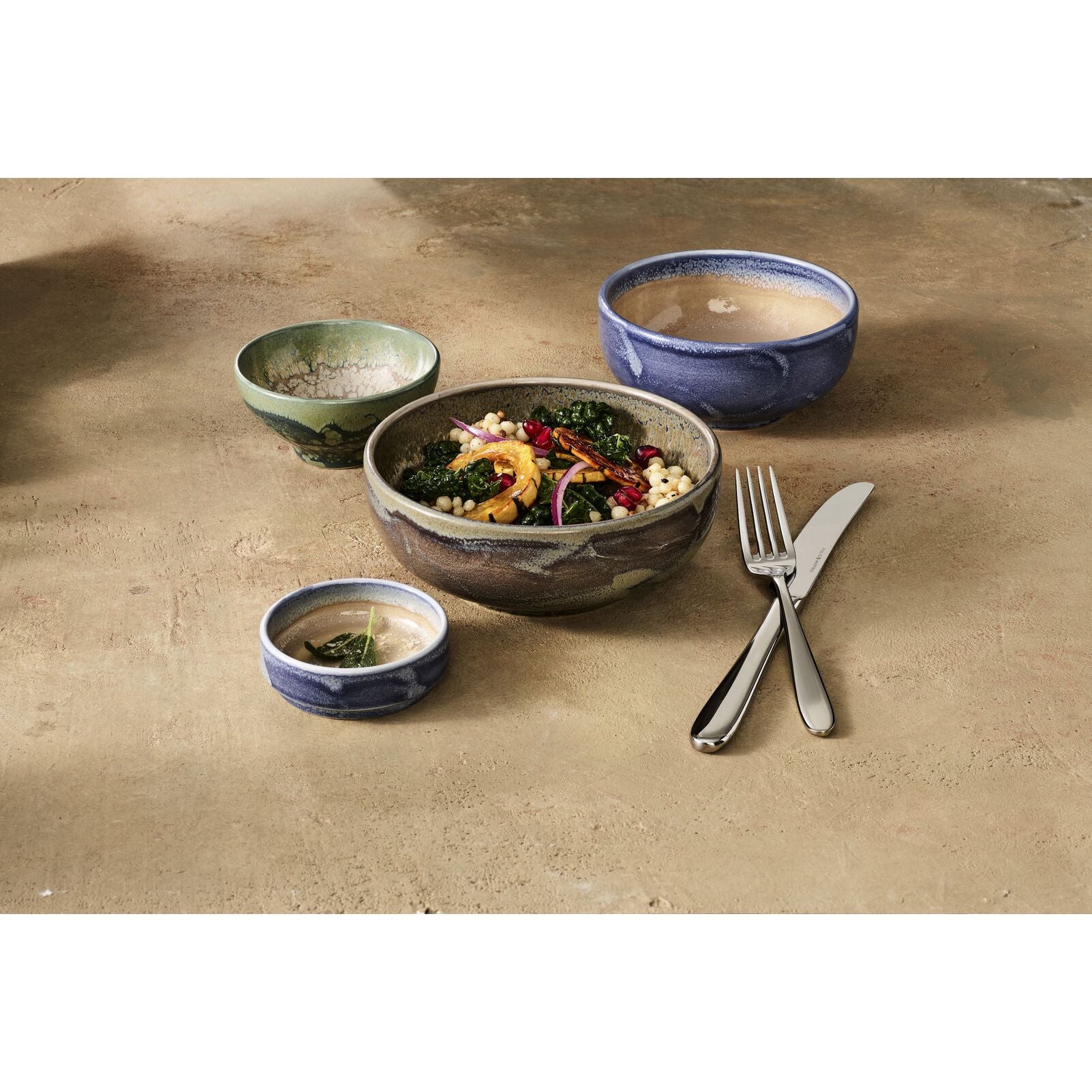 Utopia | Tableware | Aurora Revolution Bluestone Bowl 15.5 x 6.75cm 65.5cl (6 1/8 x 2 5/8" 23oz) | Bespoke77