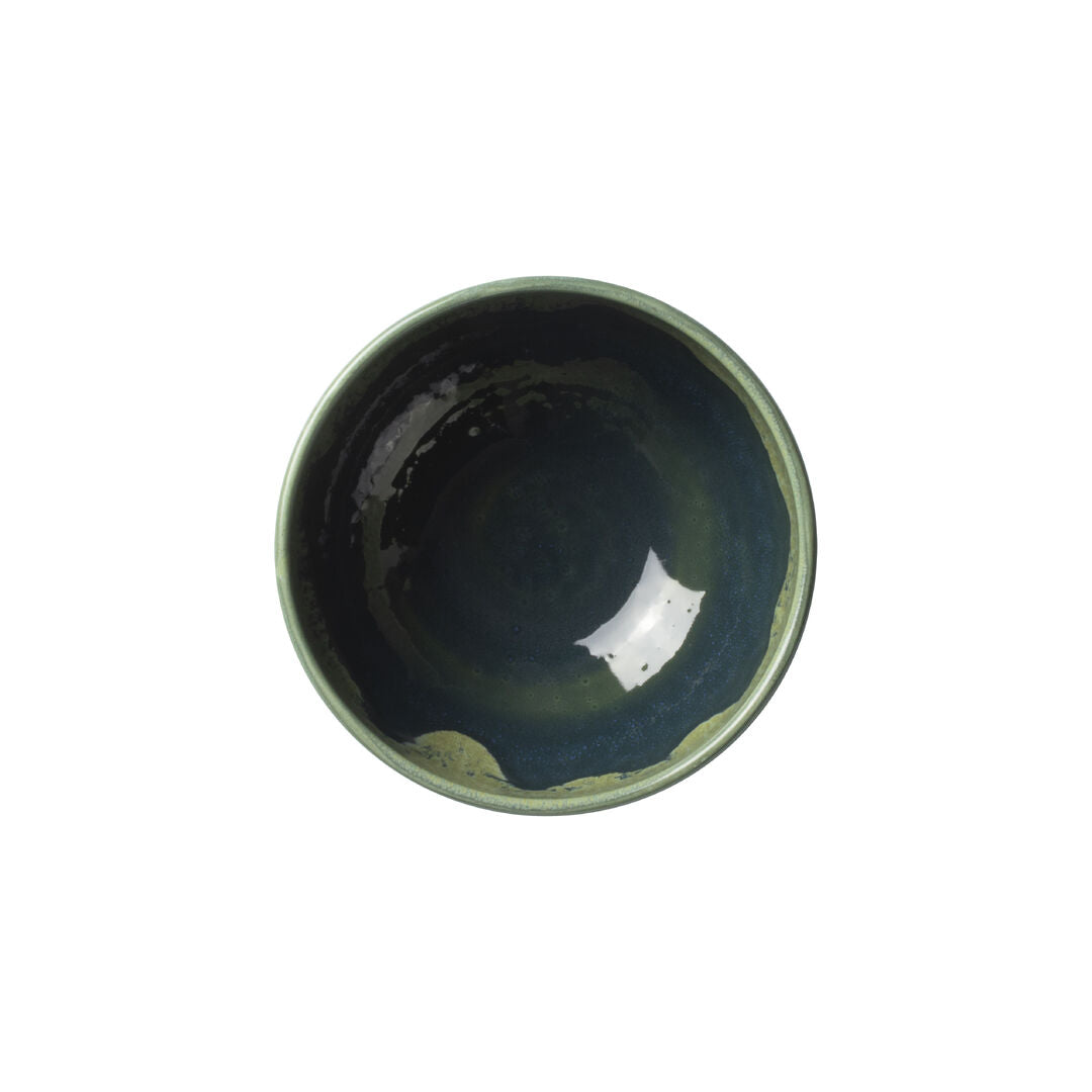 Utopia | Tableware | Aurora Vesuvius Burnt Emerald Bowl 11cm 34cl (4 1/2" 12oz) | Bespoke77