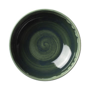 Utopia | Tableware | Aurora Vesuvius Burnt Emerald Bowl 17.5cm 98cl (7" 34 1/2oz) | Bespoke77