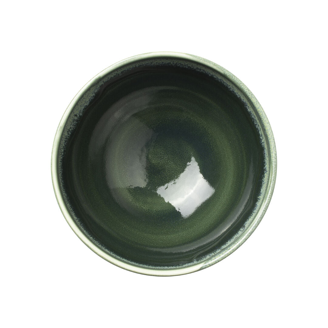 Utopia | Tableware | Aurora Vesuvius Burnt Emerald Tulip Bowl 14cm 51.43cl (5 1/2" 18 1/10oz) | Bespoke77