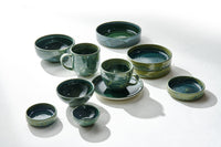 Utopia | Tableware | Aurora Vesuvius Burnt Emerald Round Stacking Tray 20.25cm (8") | Bespoke77
