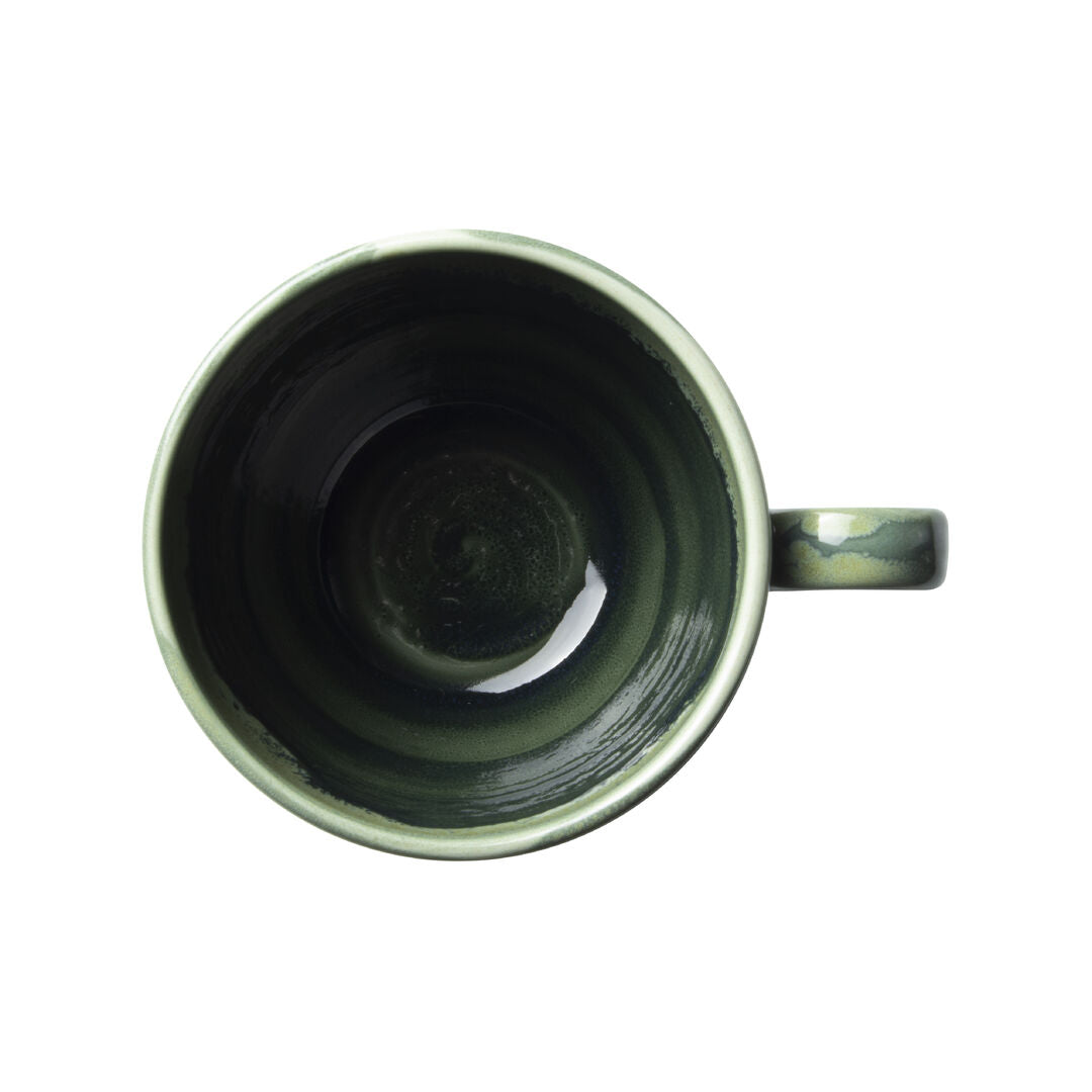 Utopia | Tableware | Aurora Vesuvius Burnt Emerald City Mug 34cl (12oz) | Bespoke77