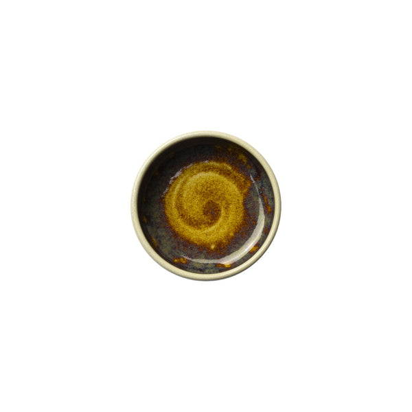 Utopia | Tableware | Aurora Vesuvius Amber Round Stacking Tray 7.5cm 7.67cl (3" 2 7/10oz) | Bespoke77