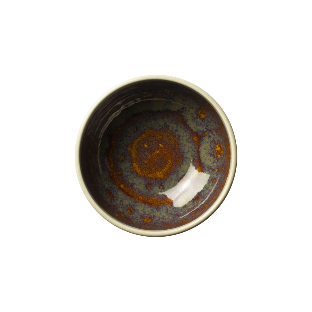 Utopia | Tableware | Aurora Vesuvius Amber Bowl 13.5 x 5.75cm 47cl (5 1/4 x 2 1/4" 16 1/2oz) | Bespoke77