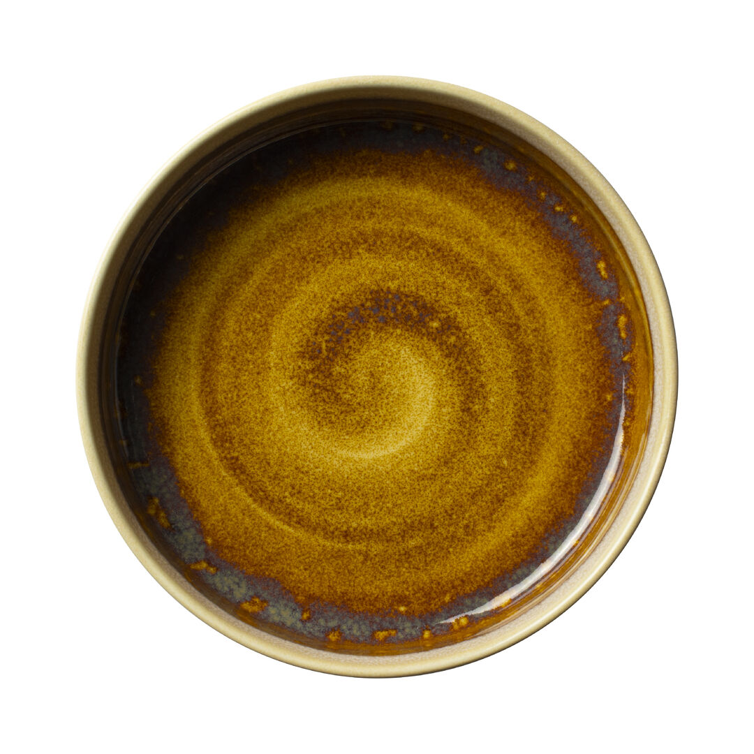 Utopia | Tableware | Aurora Vesuvius Amber Round Stacking Tray 20.25cm (8") | Bespoke77