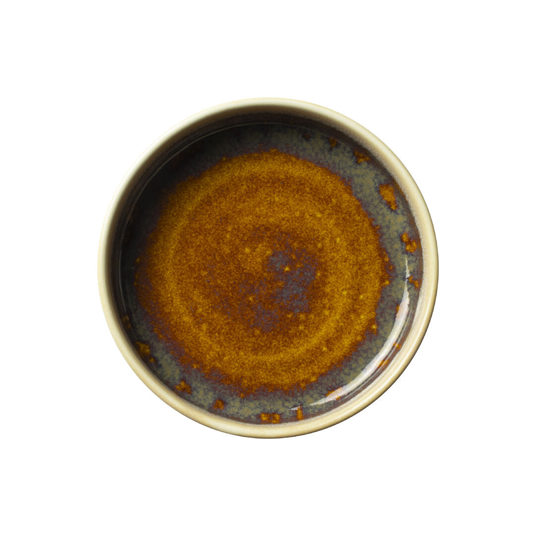 Utopia | Tableware | Aurora Vesuvius Amber Round Stacking Tray 16.5cm (6 1/2") | Bespoke77