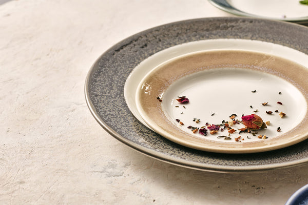 Utopia | Tableware | Revolution Edge Granite Harmony Plate 23cm (9") | Bespoke77