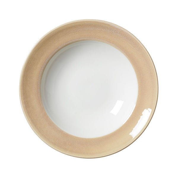 Utopia | Tableware | Revolution Edge Sandstone Harmony Soup Plate 24cm 98.25cl (9 1/2" 34 3/5oz) | Bespoke77