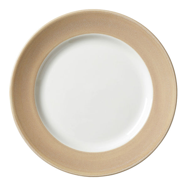 Utopia | Tableware | Revolution Edge Sandstone Harmony Plate 27cm (10 5/8") | Bespoke77