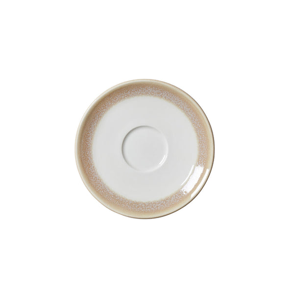 Utopia | Tableware | Revolution Edge Sandstone Liv Saucer 15.25cm (6") | Bespoke77