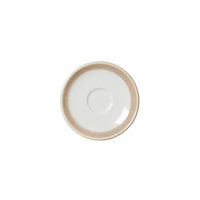 Utopia | Tableware | Revolution Edge Sandstone Liv Saucer 12.5cm (4 7/8") | Bespoke77