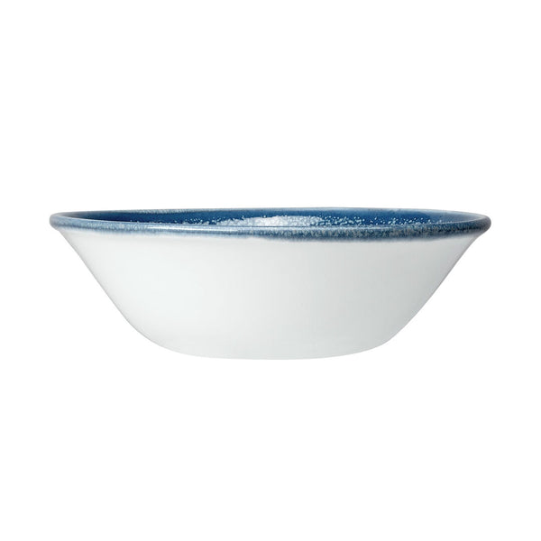 Utopia | Tableware | Revolution Edge Bluestone Oatmeal Bowl 16.5cm 51.5cl (6 1/2" 18 1/9oz) | Bespoke77