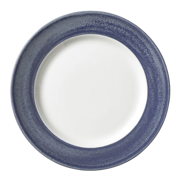 Utopia | Tableware | Revolution Edge Bluestone Harmony Plate 27cm (10 5/8") | Bespoke77