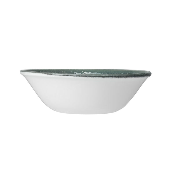 Utopia | Tableware | Revolution Edge Jade Oatmeal Bowl 16.5cm 51.5cl (6 1/2" 18 1/9oz) | Bespoke77