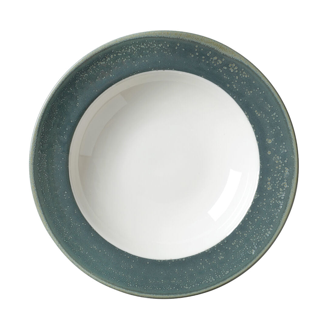 Utopia | Tableware | Revolution Edge Jade Harmony Soup Plate 24cm 98.25cl (9 1/2" 34 3/5oz) | Bespoke77