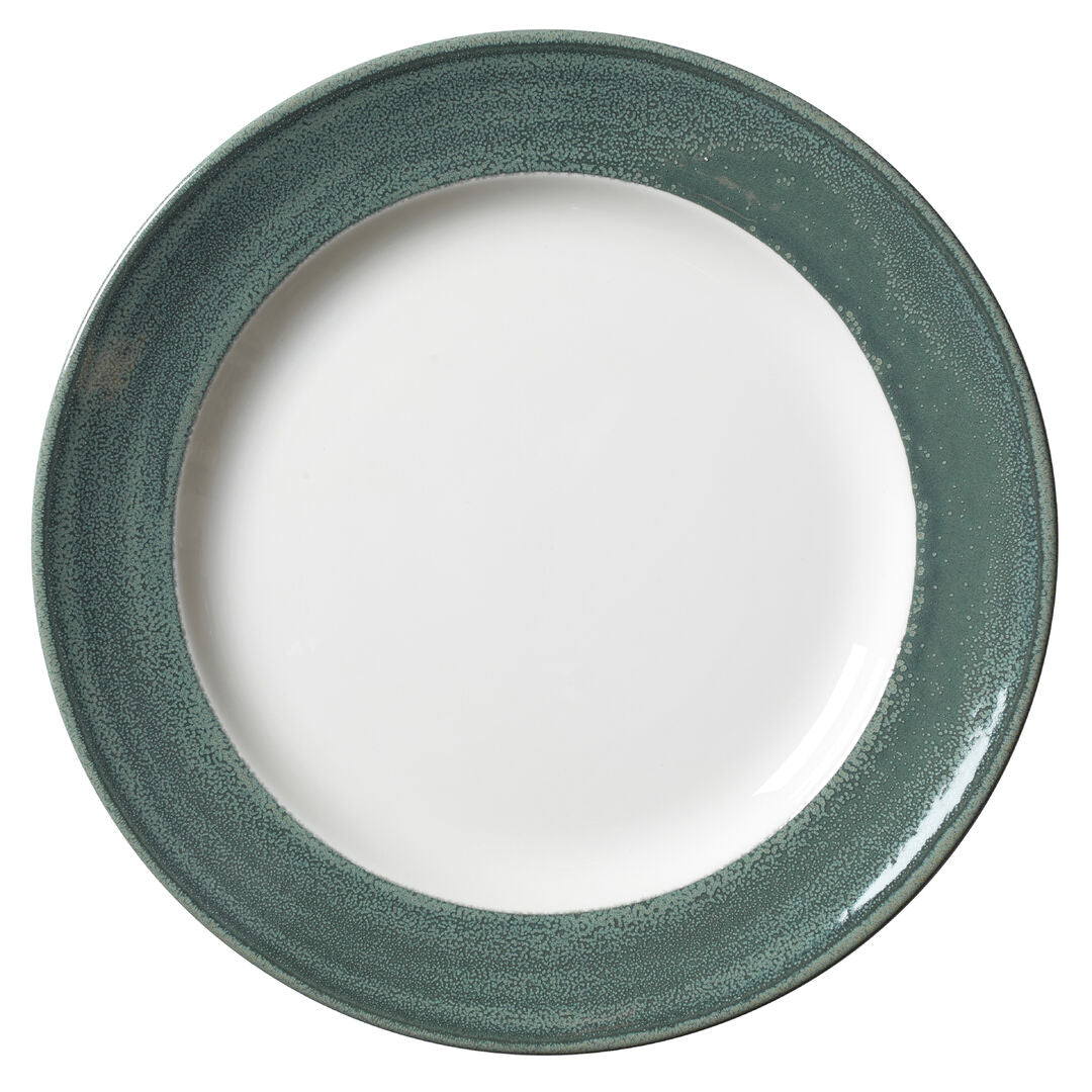 Utopia | Tableware | Revolution Edge Jade Harmony Plate 30cm (11 3/4") | Bespoke77