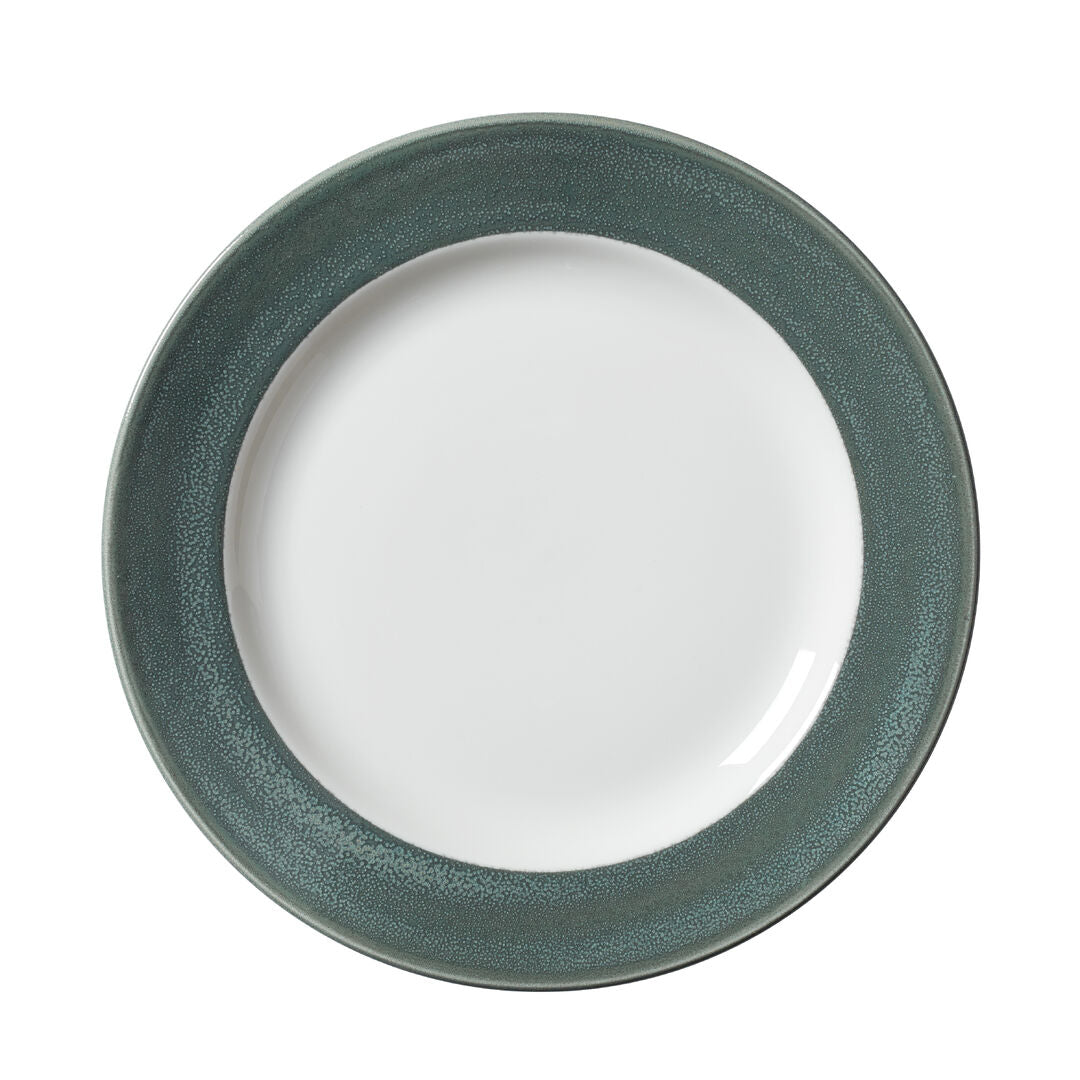 Utopia | Tableware | Revolution Edge Jade Harmony Plate 25.5cm (10") | Bespoke77