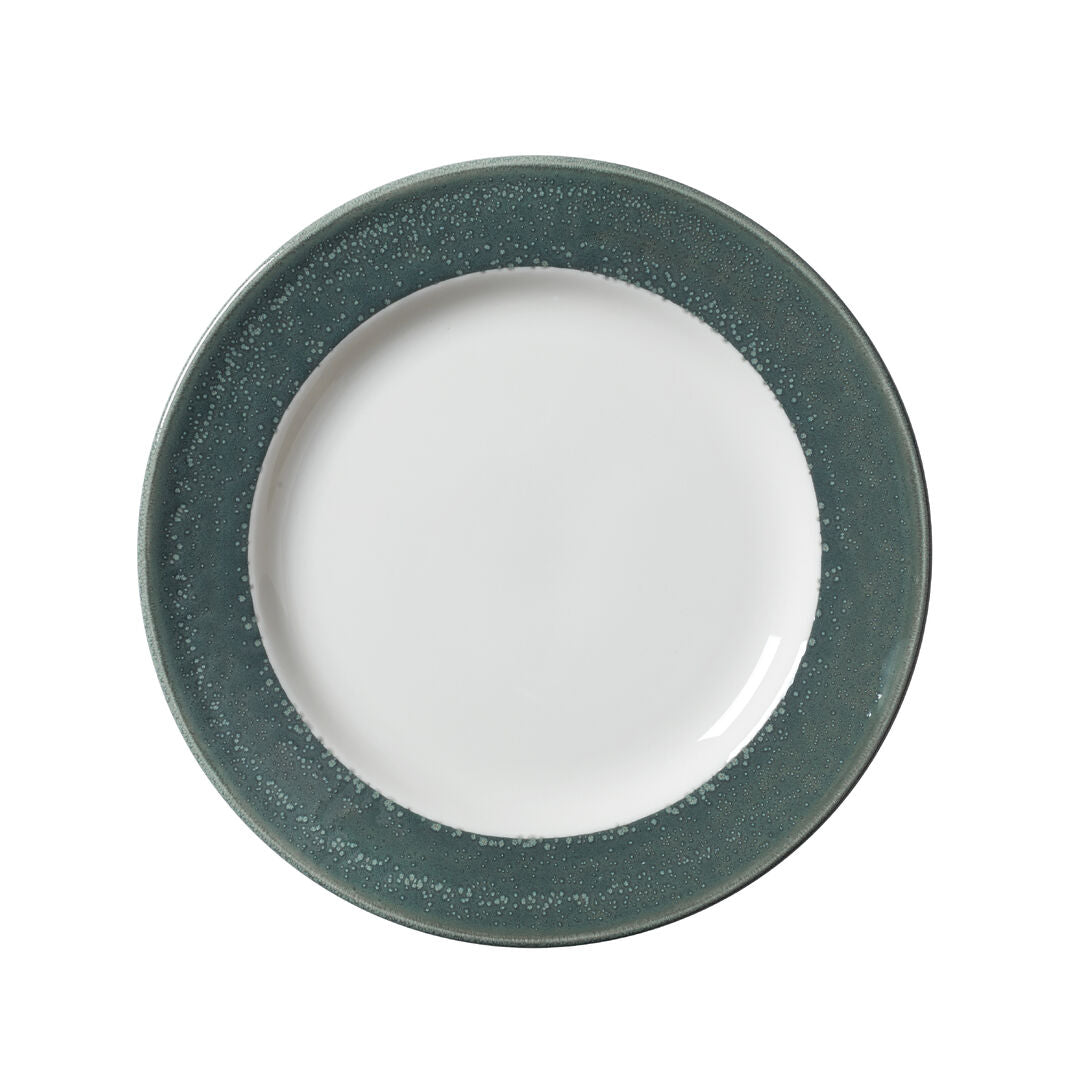 Utopia | Tableware | Revolution Edge Jade Harmony Plate 23cm (9") | Bespoke77
