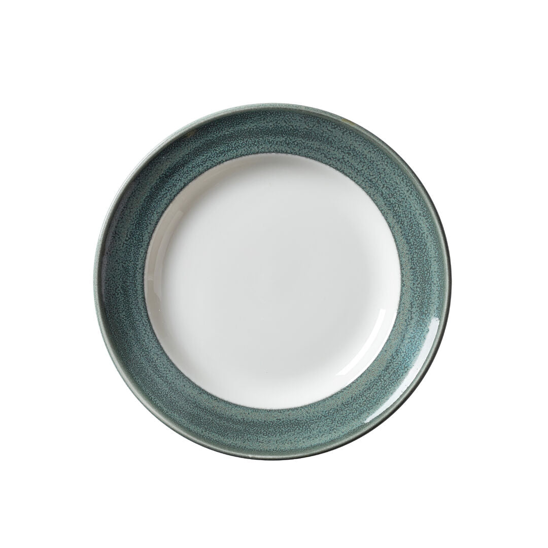 Utopia | Tableware | Revolution Edge Jade Harmony Plate 20.25cm (8") | Bespoke77