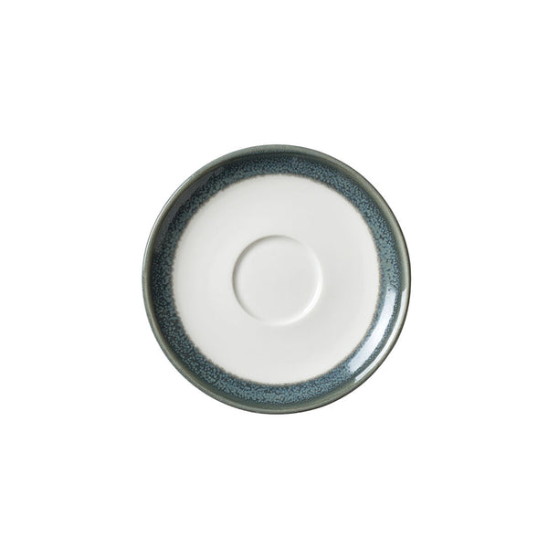 Utopia | Tableware | Revolution Edge Jade Liv Saucer 12.5cm (4 7/8") | Bespoke77