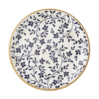 Utopia | Tableware | Flora Blue Coupe Plate 25.25cm (10") | Bespoke77