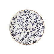 Utopia | Tableware | Flora Blue Coupe Plate 20.25cm (8") | Bespoke77