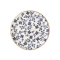 Utopia | Tableware | Flora Blue Coupe Plate 20.25cm (8") | Bespoke77