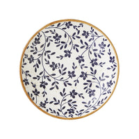 Utopia | Tableware | Flora Blue Coupe Bowl 21.6cm 83.5cl (8 1/2" 29 2/5oz) | Bespoke77