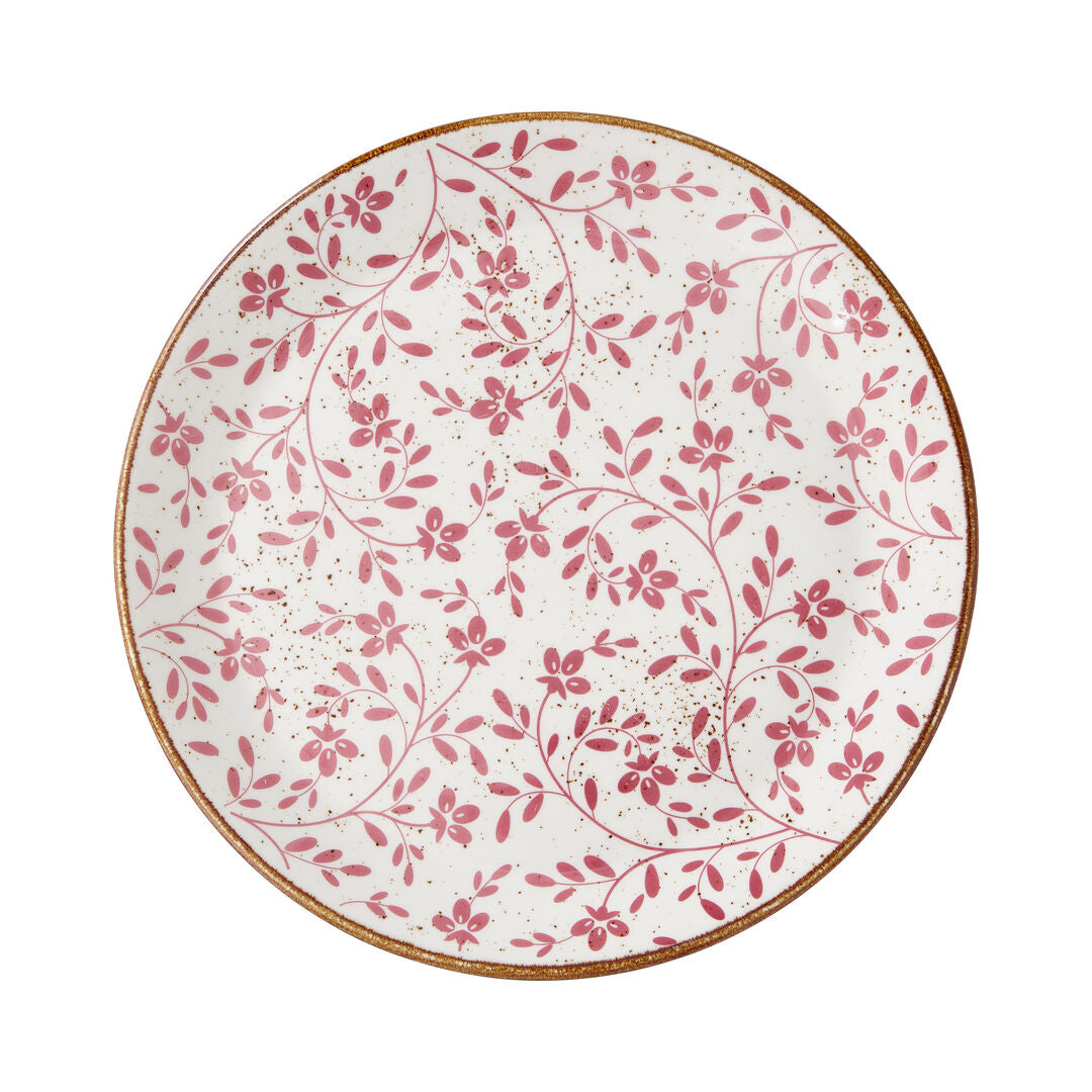 Utopia | Tableware | Flora Pink Coupe Plate 28cm (11") | Bespoke77