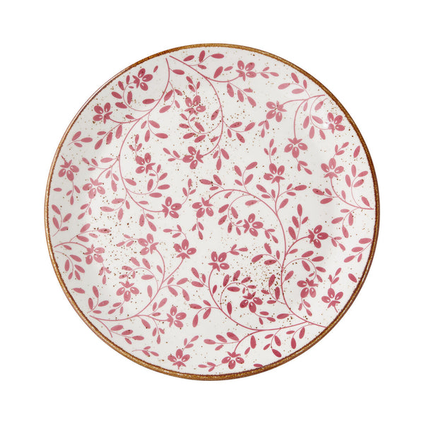 Utopia | Tableware | Flora Pink Coupe Plate 28cm (11") | Bespoke77