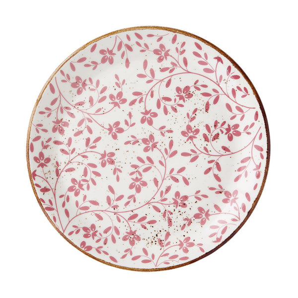 Utopia | Tableware | Flora Pink Coupe Plate 25.25cm (10") | Bespoke77