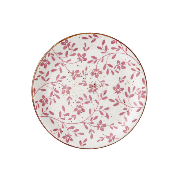 Utopia | Tableware | Flora Pink Coupe Plate 20.25cm (8") | Bespoke77