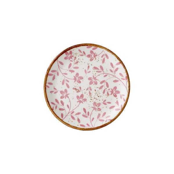 Utopia | Tableware | Flora Pink Coupe Plate 15.25cm (6") | Bespoke77