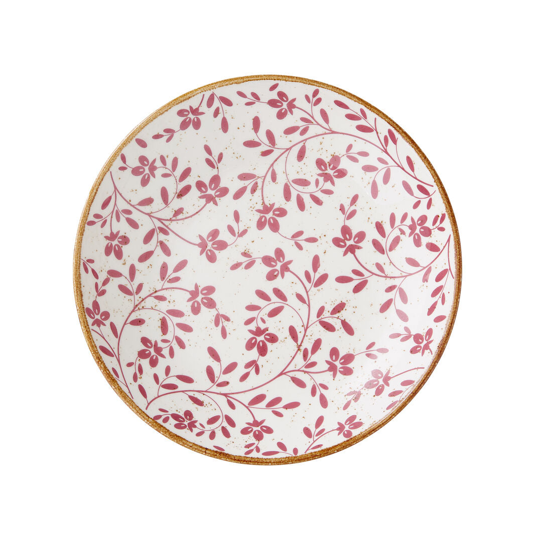 Utopia | Tableware | Flora Pink Coupe Bowl 21.6cm 83.5cl (8 1/2" 29 2/5oz) | Bespoke77