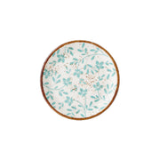 Utopia | Tableware | Flora Aqua Coupe Plate 15.25cm (6") | Bespoke77