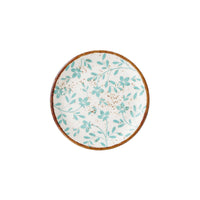 Utopia | Tableware | Flora Aqua Coupe Plate 15.25cm (6") | Bespoke77