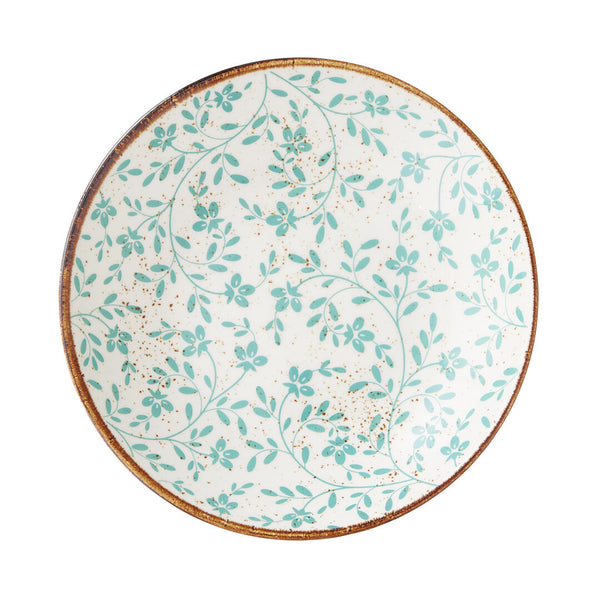 Utopia | Tableware | Flora Aqua Coupe Bowl 25.5cm 120.25cl (10" 42 2/7oz) | Bespoke77