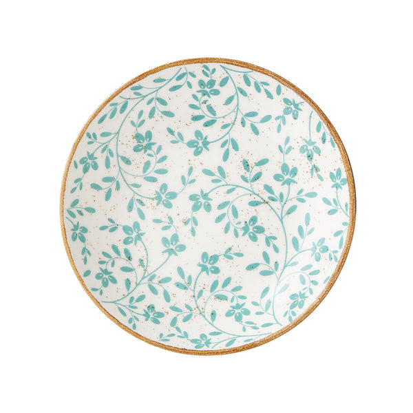 Utopia | Tableware | Flora Aqua Coupe Bowl 21.6cm 83.5cl (8 1/2" 29 2/5oz) | Bespoke77