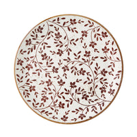 Utopia | Tableware | Flora Brown Coupe Plate 28cm (11") | Bespoke77